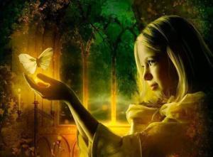 Girl-Butterfly-Light