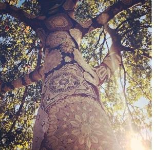 bohemian-decorations-lace-on-trees-lovely-lace-wedding-pinterest